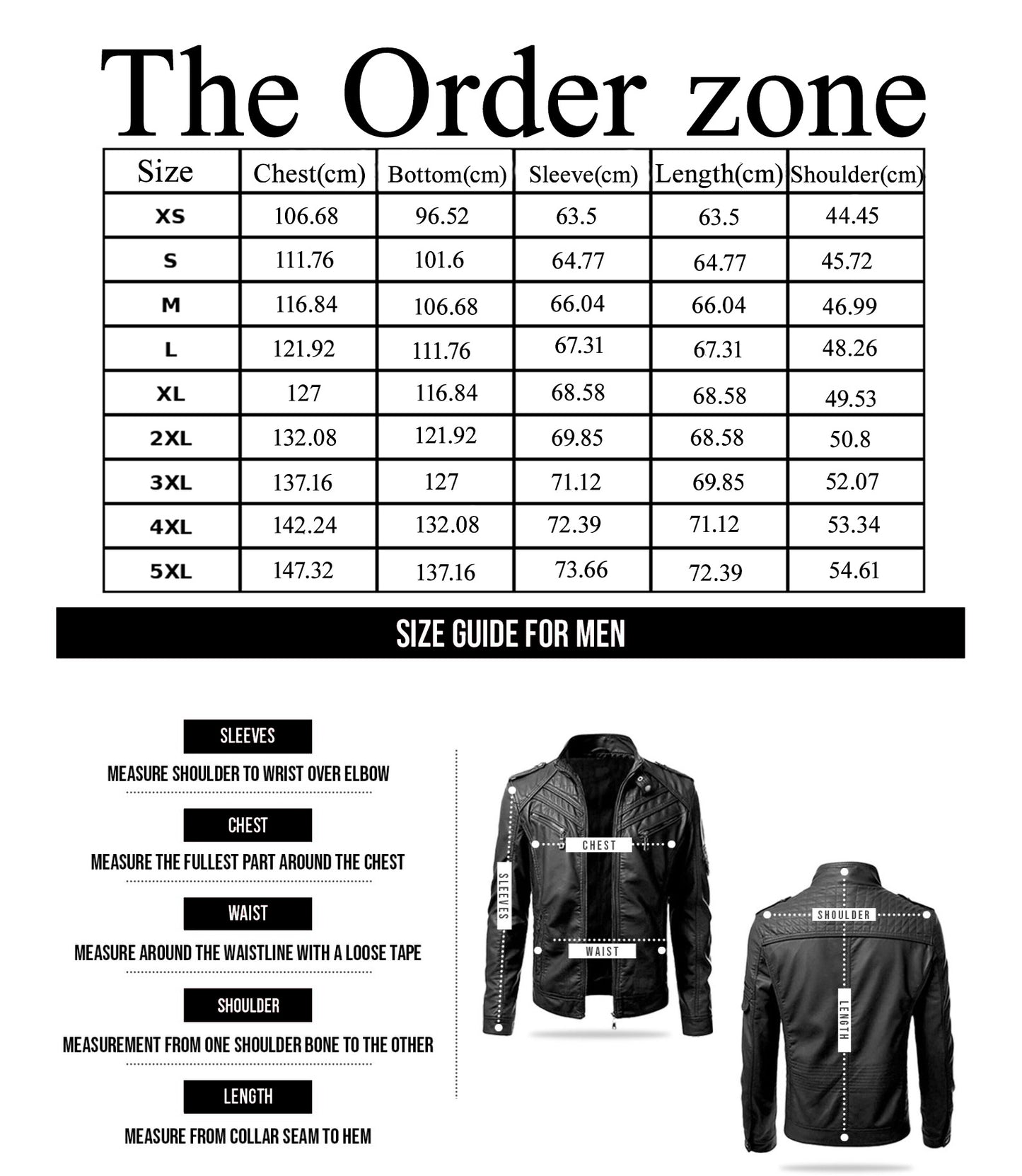 Black Men's Pure Sheep Leather Zipper Jacket | The Order zone